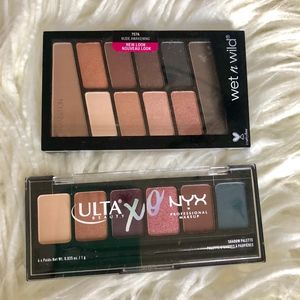 New Eyeshadow Bundle- Ulta NYX and Wet n' Wild